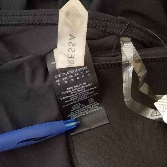 NWT Amoressa Laura Mars Bianca Plunging V-Neck Halter One-Piece Swimsuit - Picture 10 of 14